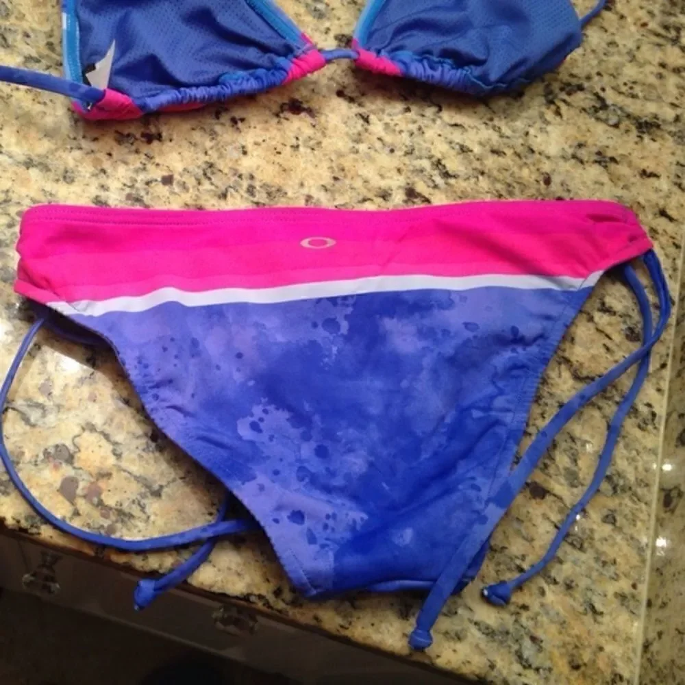 Oakley striped swimsuit